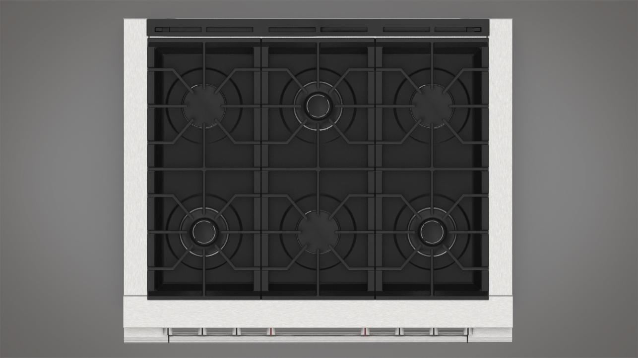 F4PRG366S1 - ACCENTO 36 Full Gas_INOX - Studio 12