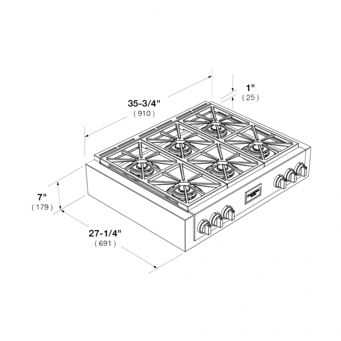 F6GRT366S1 - Cutout